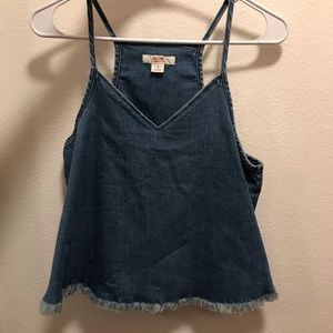 Denim top